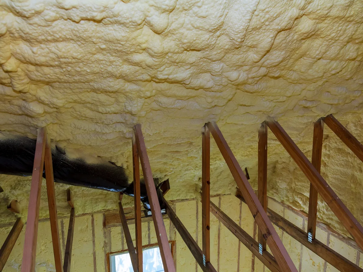 Spray Foam Removal work by Crest Roofing & Cladding